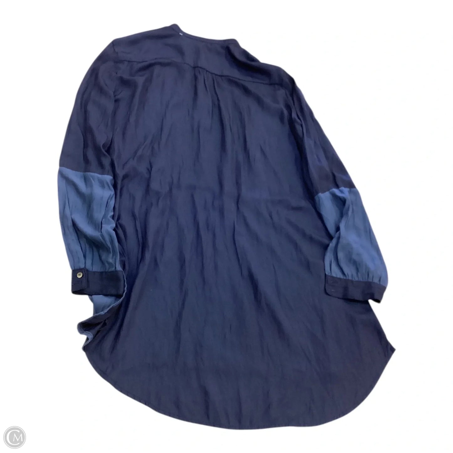 Top Long Sleeve By Zara Basic In Navy, Size: S