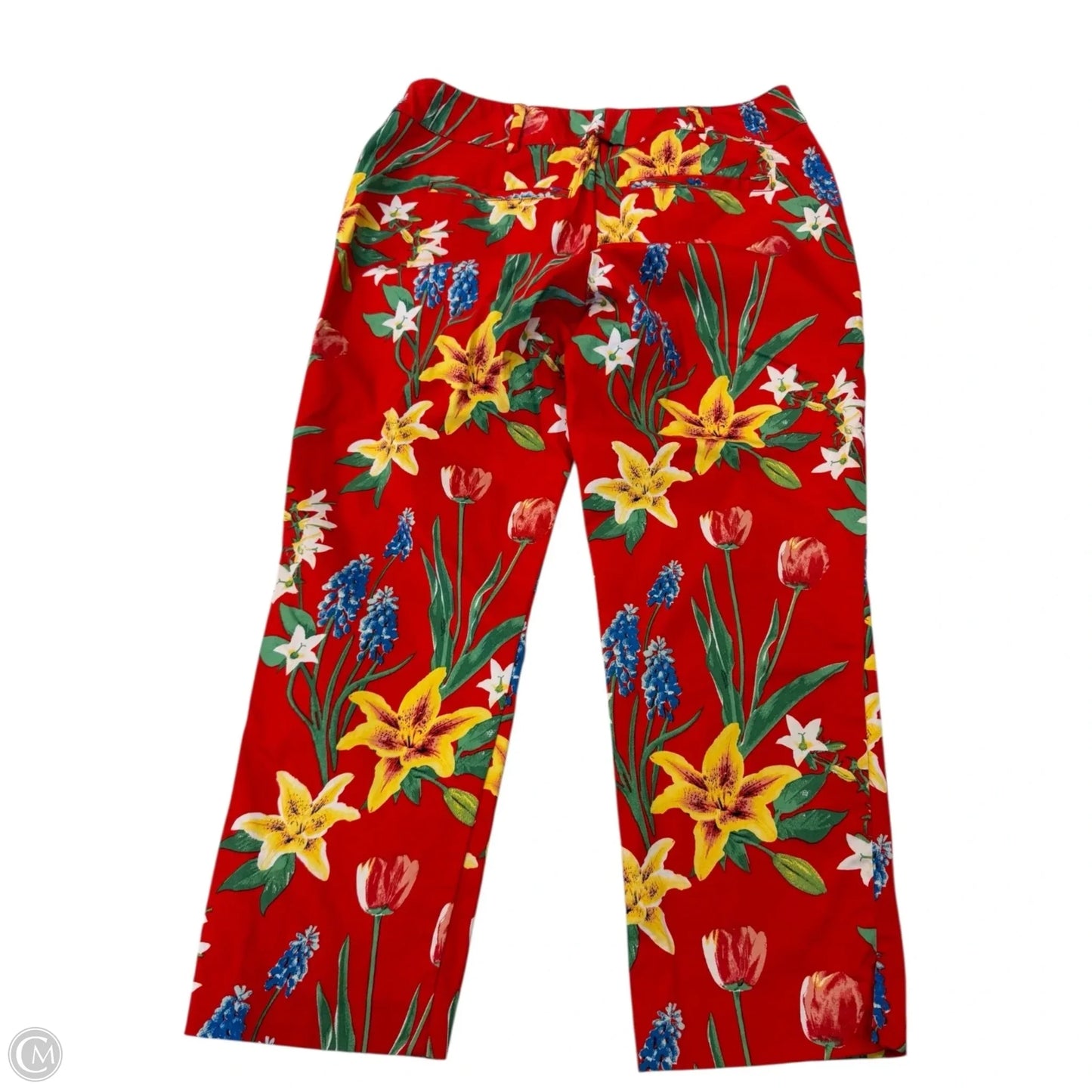 Capris By New York And Co In Floral Print, Size: 6