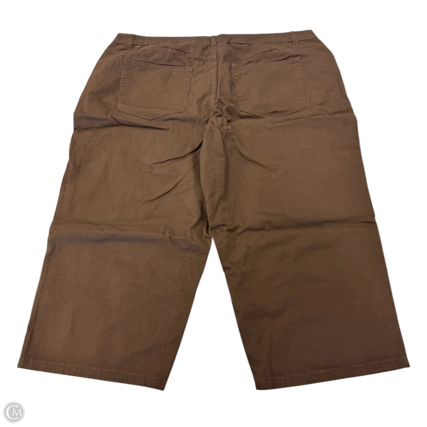 Capris By Coldwater Creek In Brown, Size: 20
