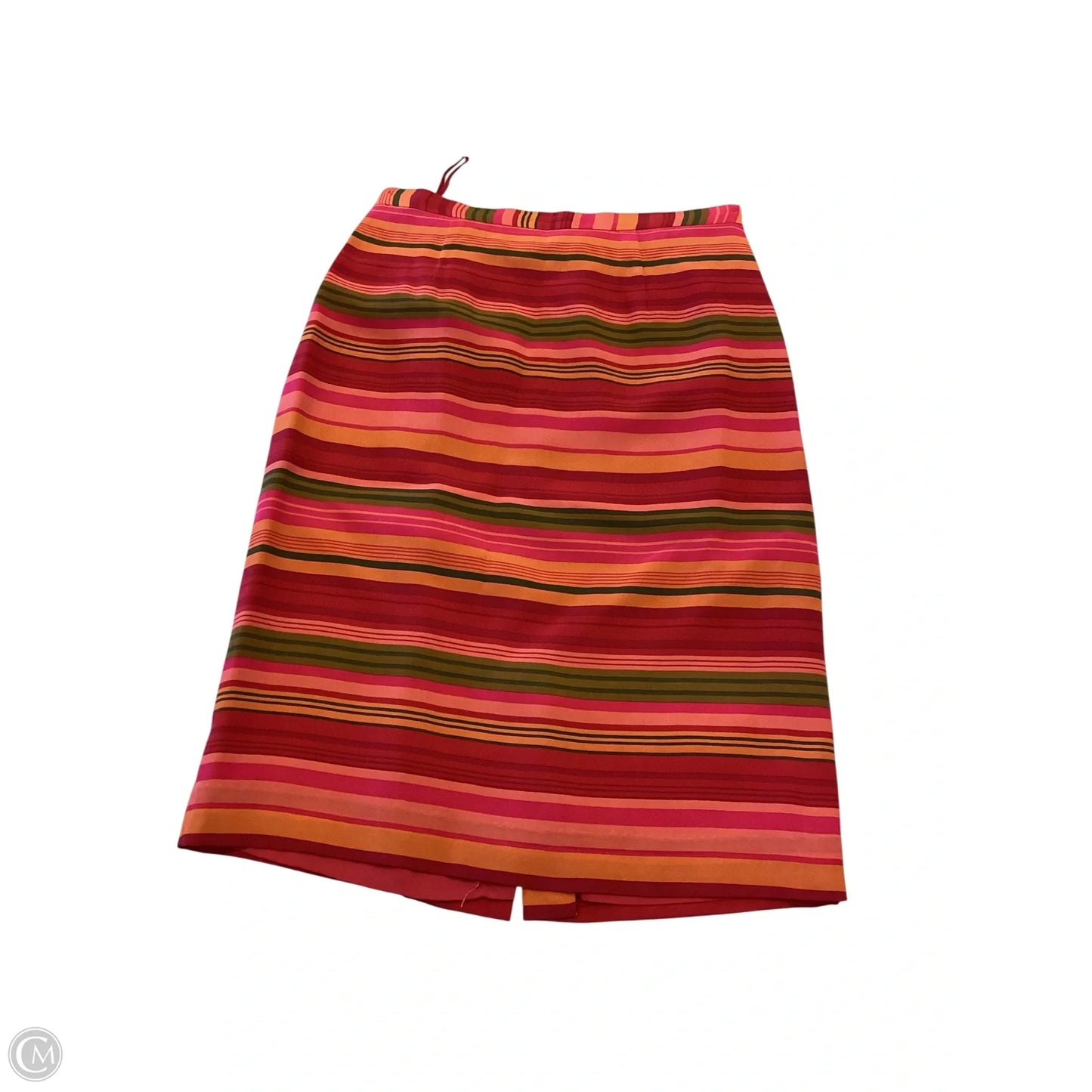 Skirt Midi By Spencer Jeremy In Striped Pattern, Size: 6