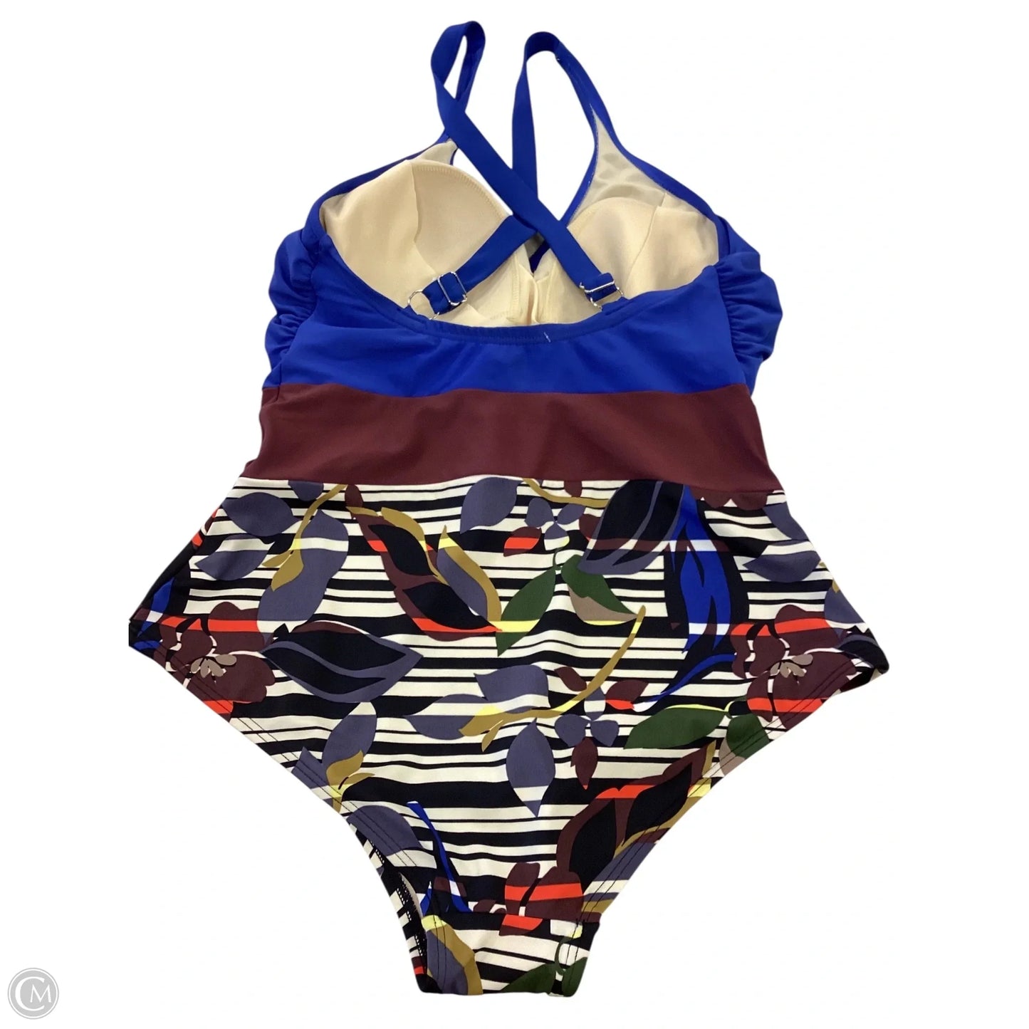 Swimsuit By Clothes Mentor In Multi-colored, Size: 12