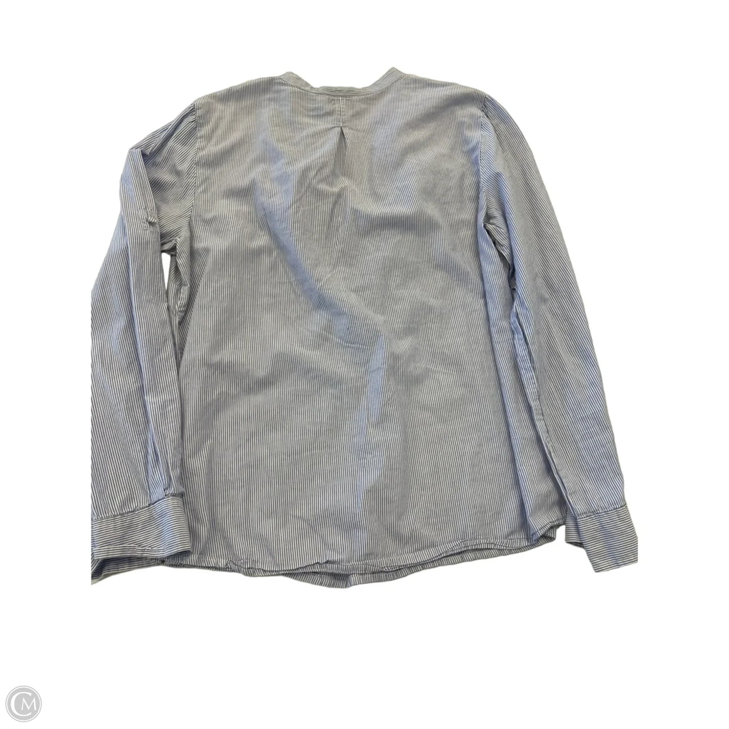 Top Long Sleeve By Loft In Striped Pattern, Size: L