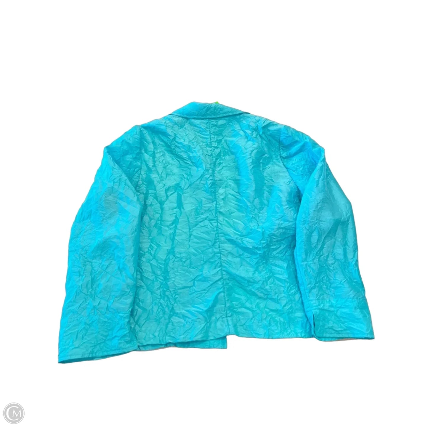 Jacket Shirt By Chicos In Blue, Size: L