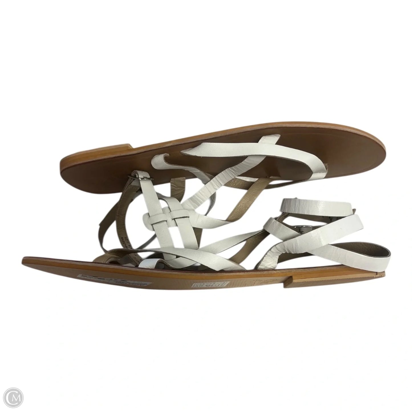 Sandals Flats By Asos In White, Size: 10.5