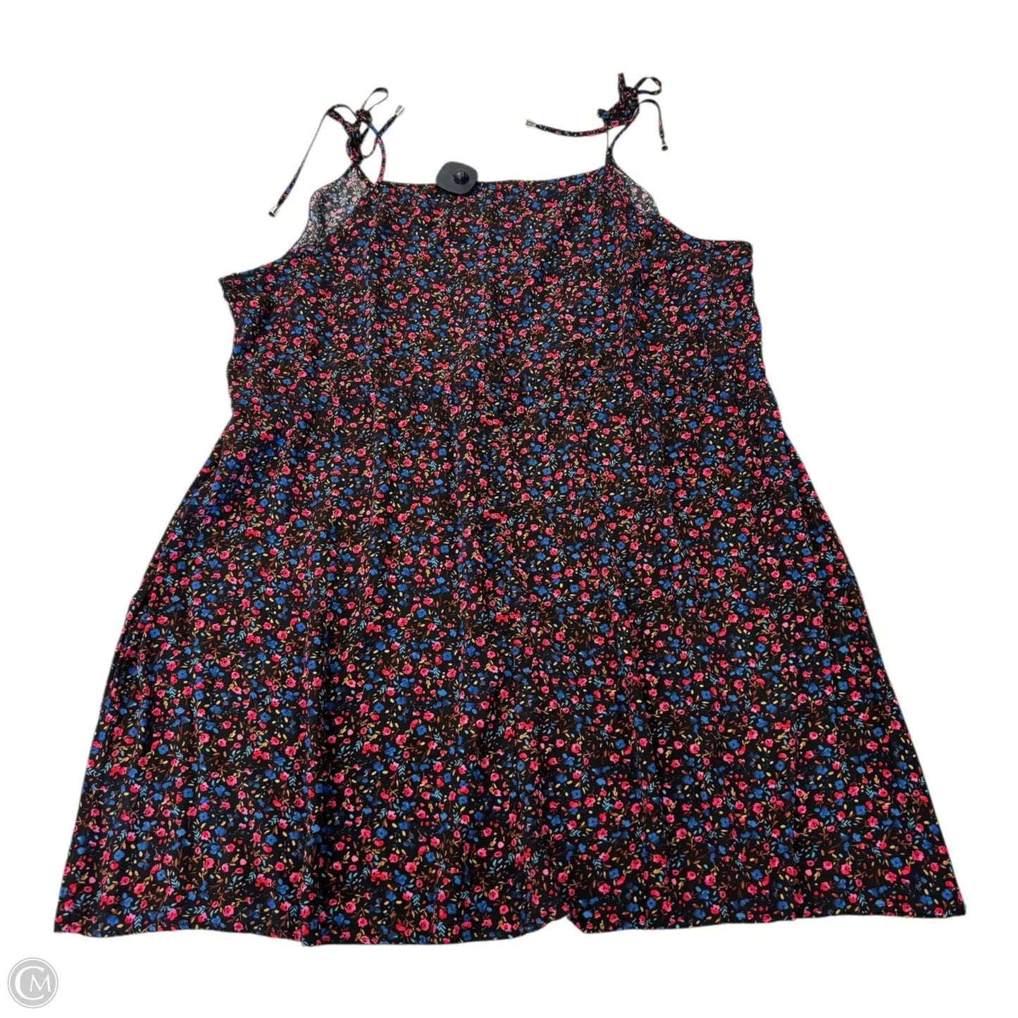 Dress Casual Short By Clothes Mentor In Floral Print, Size: 24