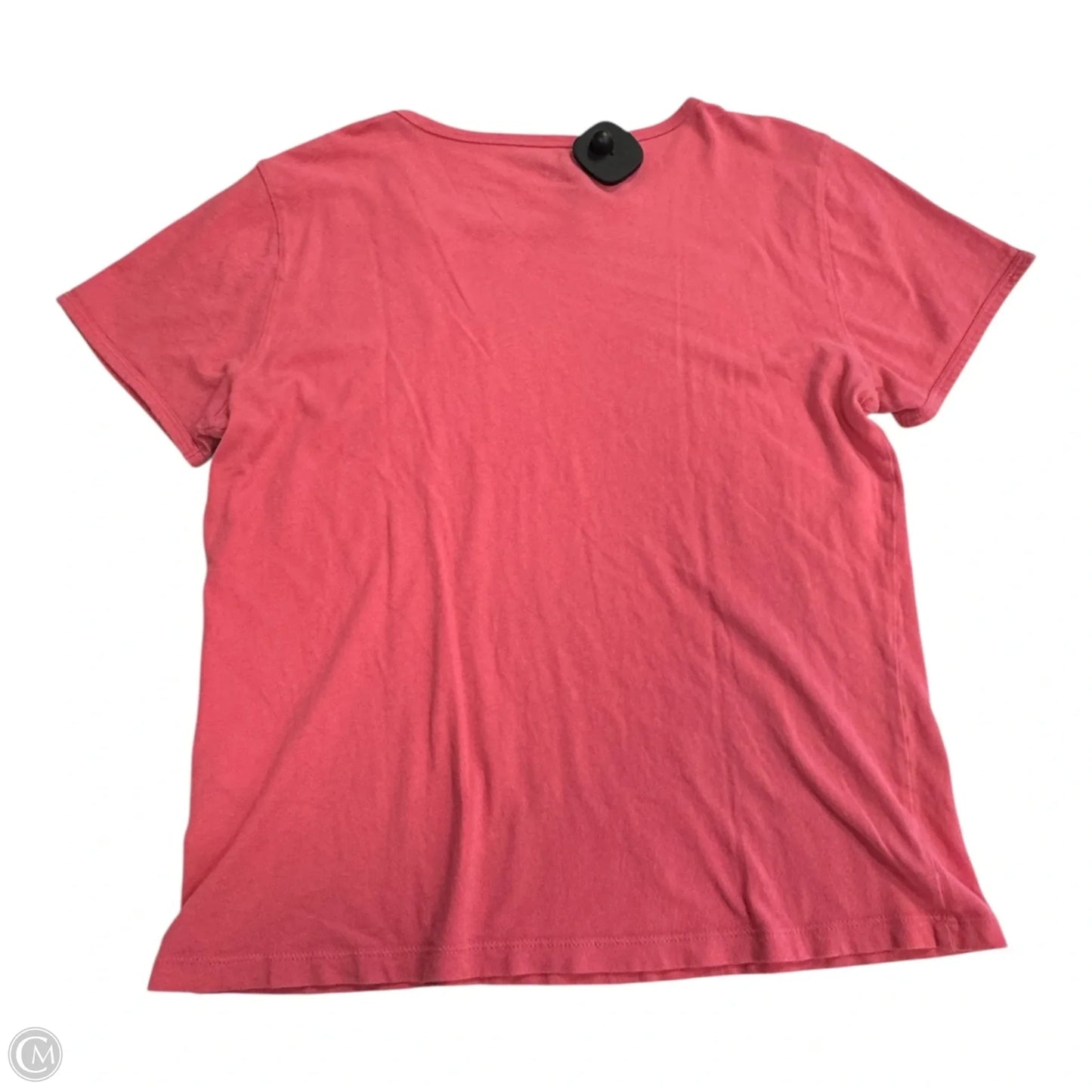 Top Short Sleeve By J. Crew In Pink & White, Size: M