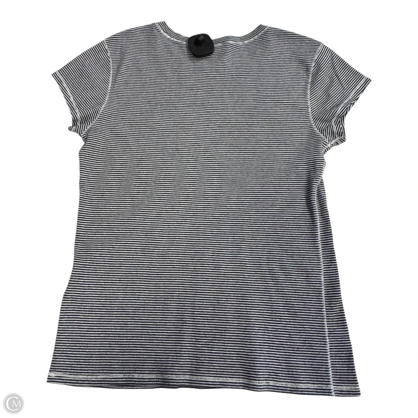 Top Short Sleeve By Polo Ralph Lauren In Striped Pattern, Size: M
