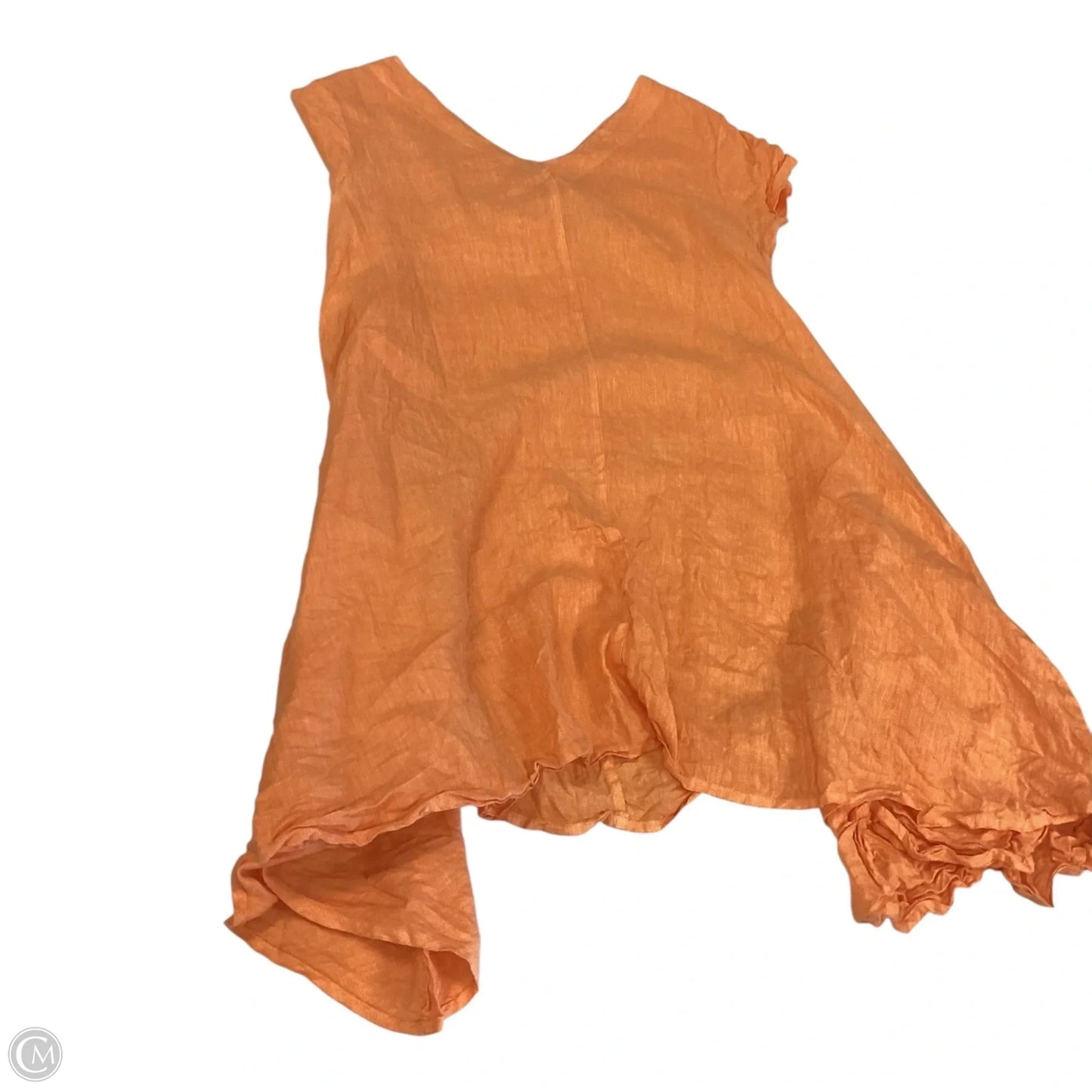 Dress Casual Midi By Clothes Mentor In Orange, Size: Osfm
