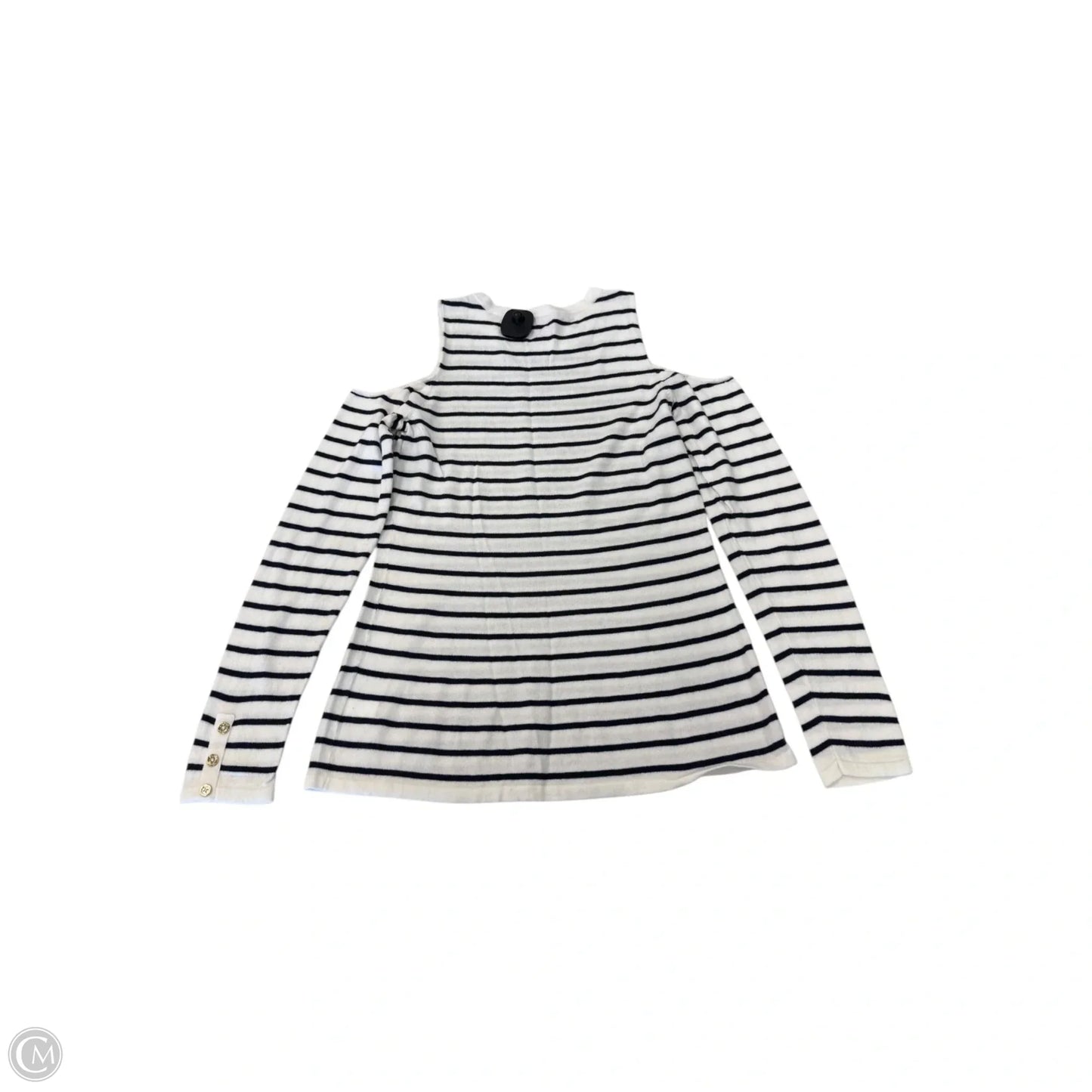 Top Long Sleeve Designer By Lilly Pulitzer In Striped Pattern, Size: M