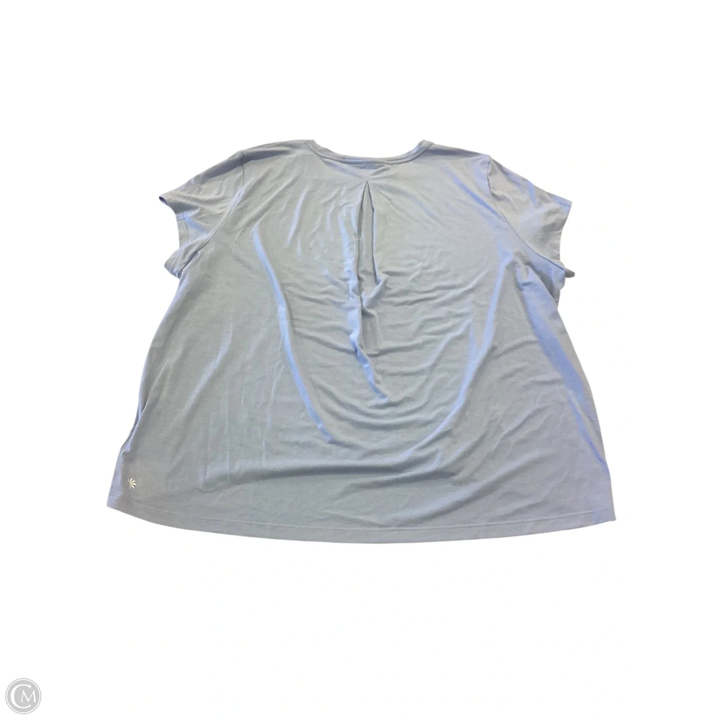 Top Short Sleeve Basic By Athleta In Blue, Size: L