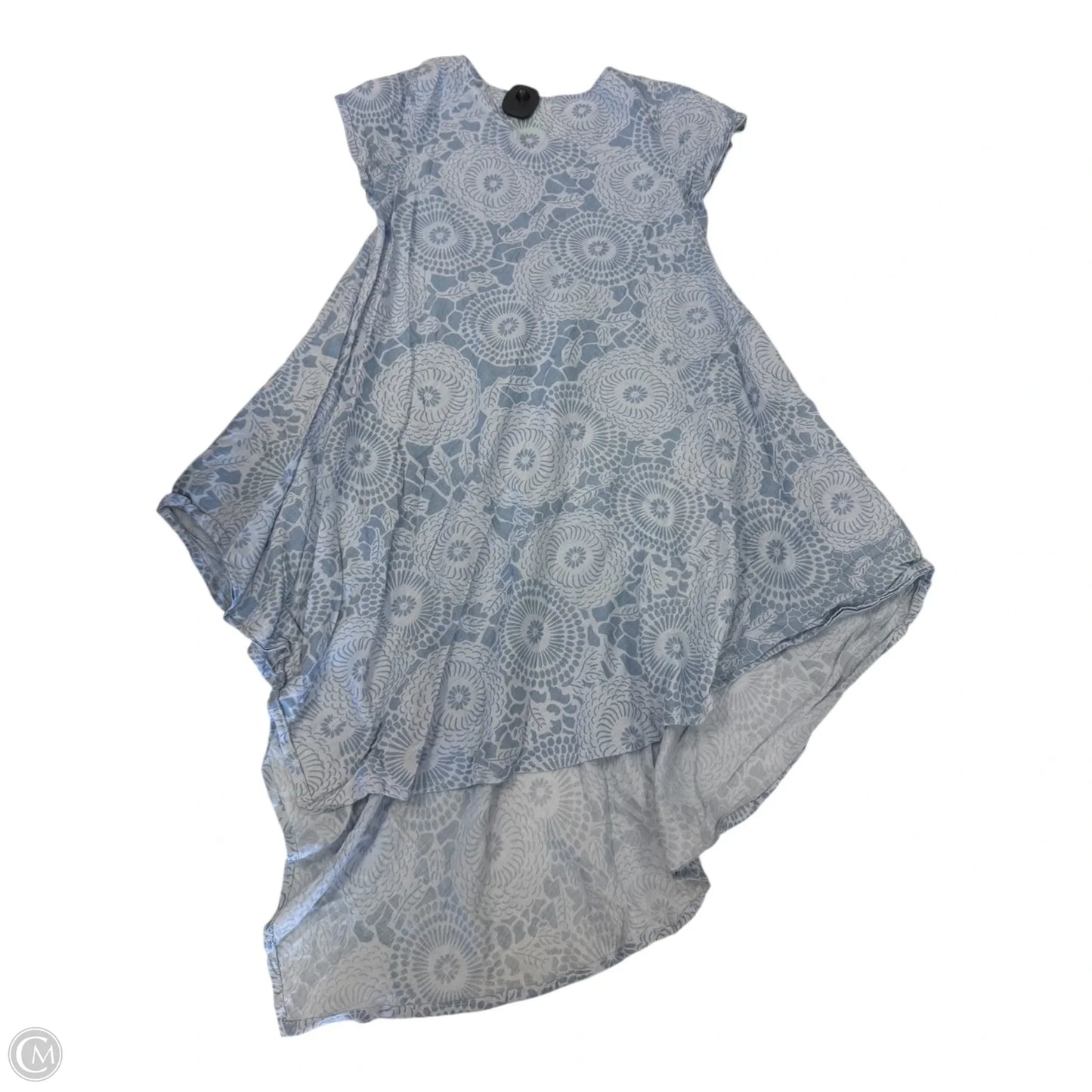 Tunic Short Sleeve By Clothes Mentor In Blue, Size: S