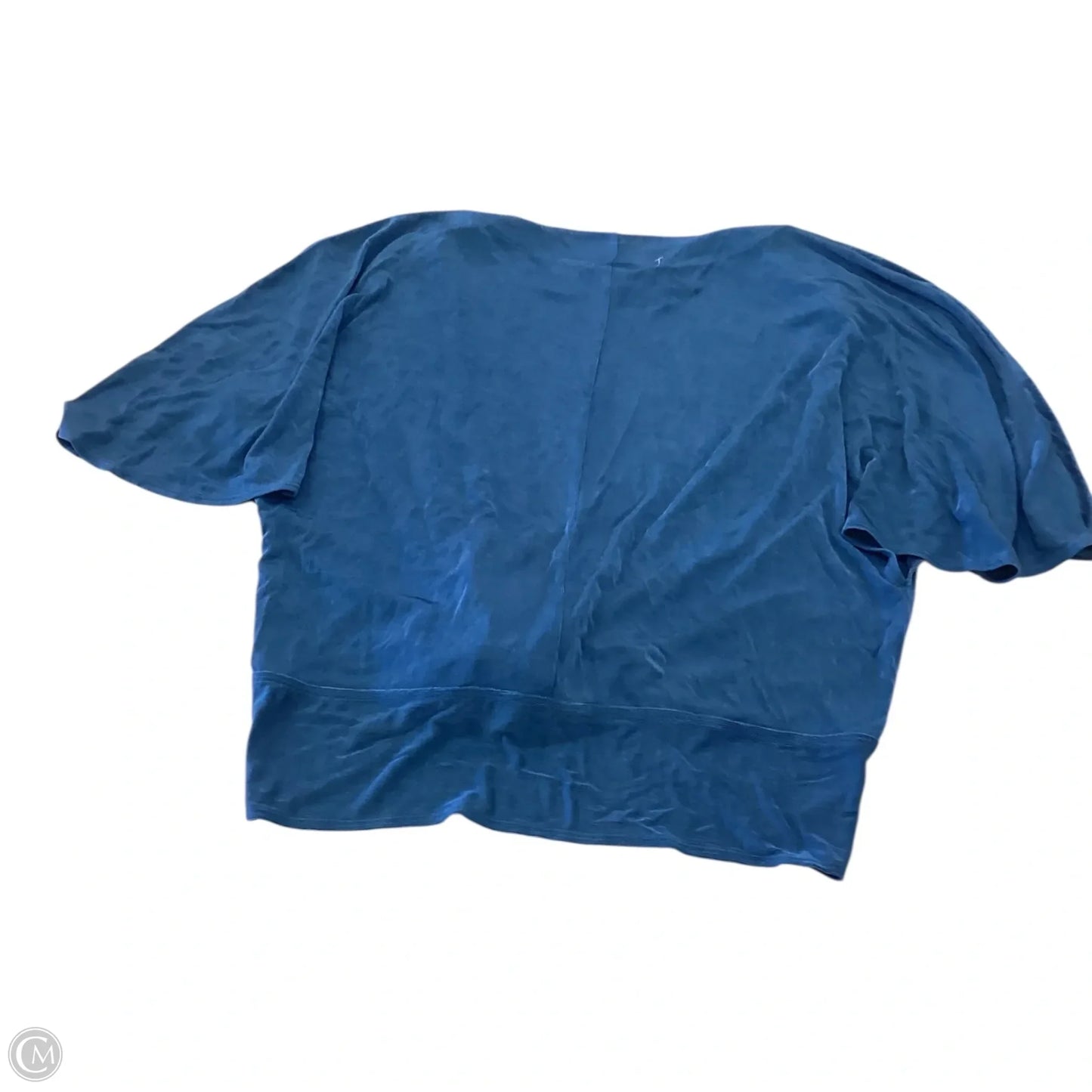 Jacket Shirt By Chicos Private Collection In Blue, Size: L