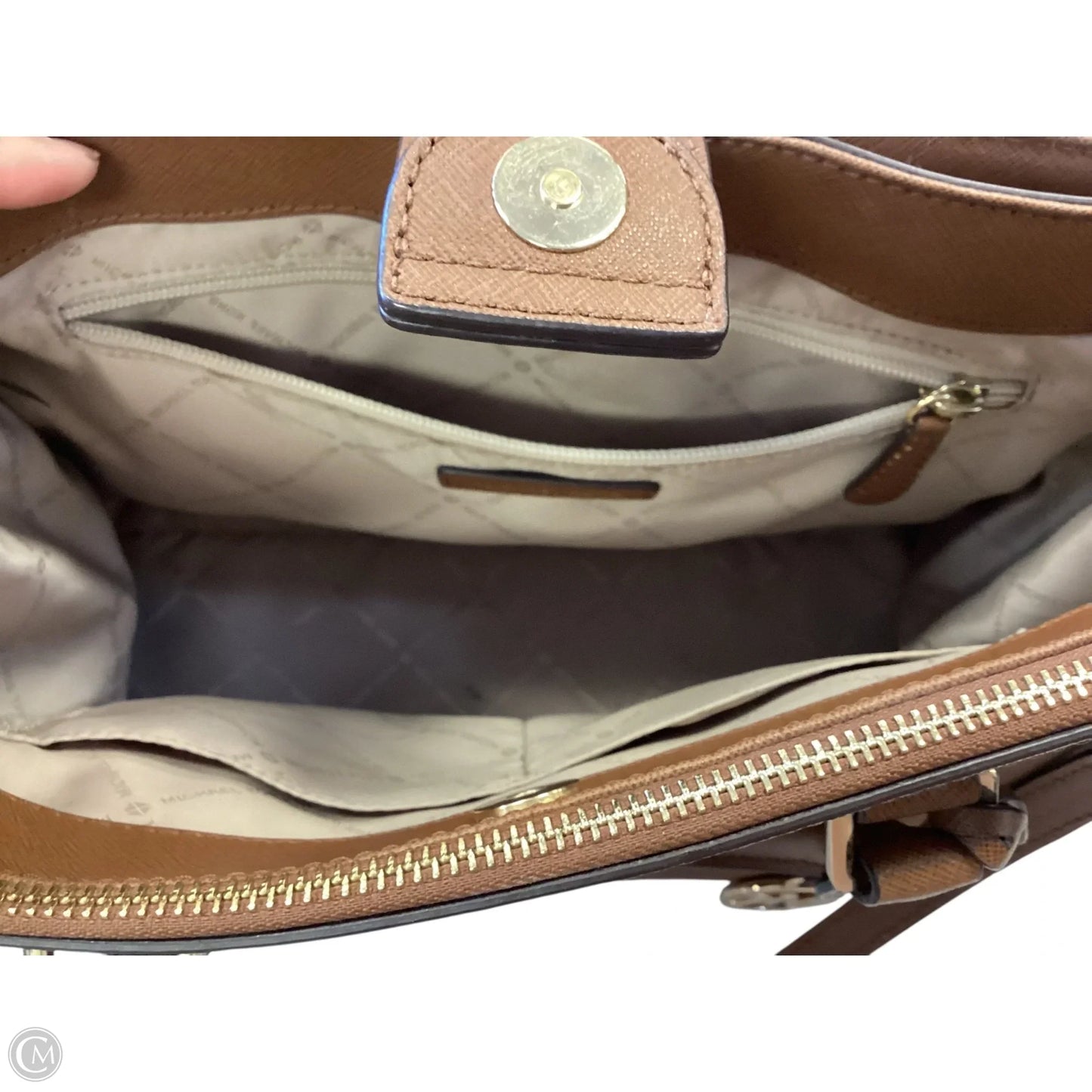 Crossbody Designer By Michael Kors, Size: Medium