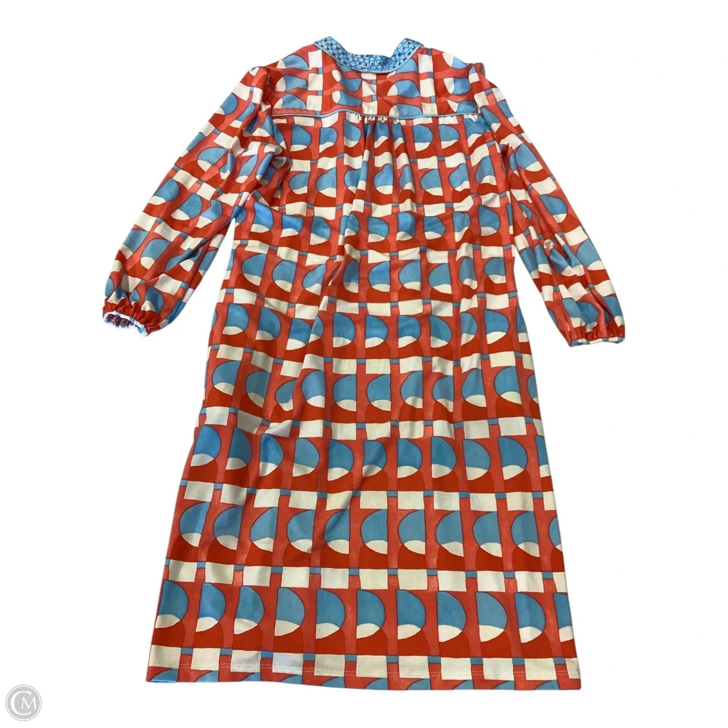 Dress Casual Midi By J Mclaughlin In Blue & Orange, Size: Xs