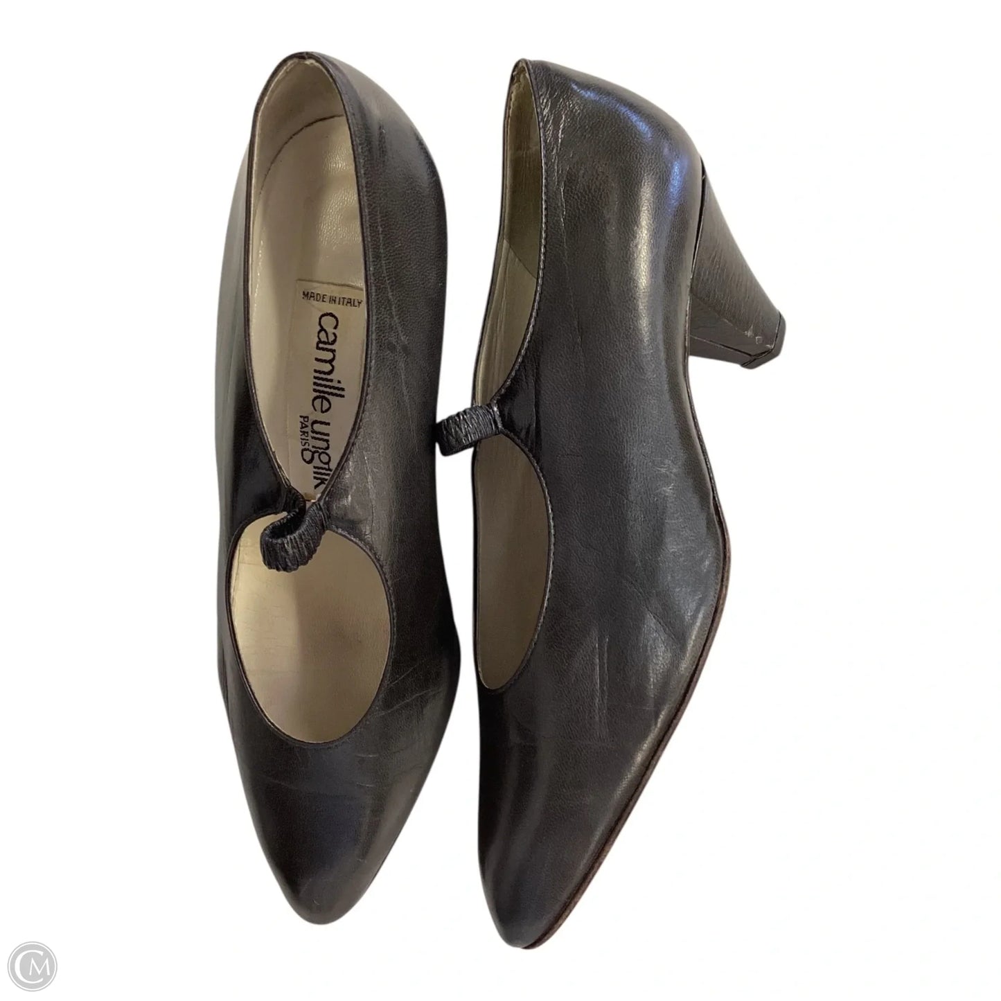 Shoes Heels Kitten By Clothes Mentor In Grey, Size: 6.5