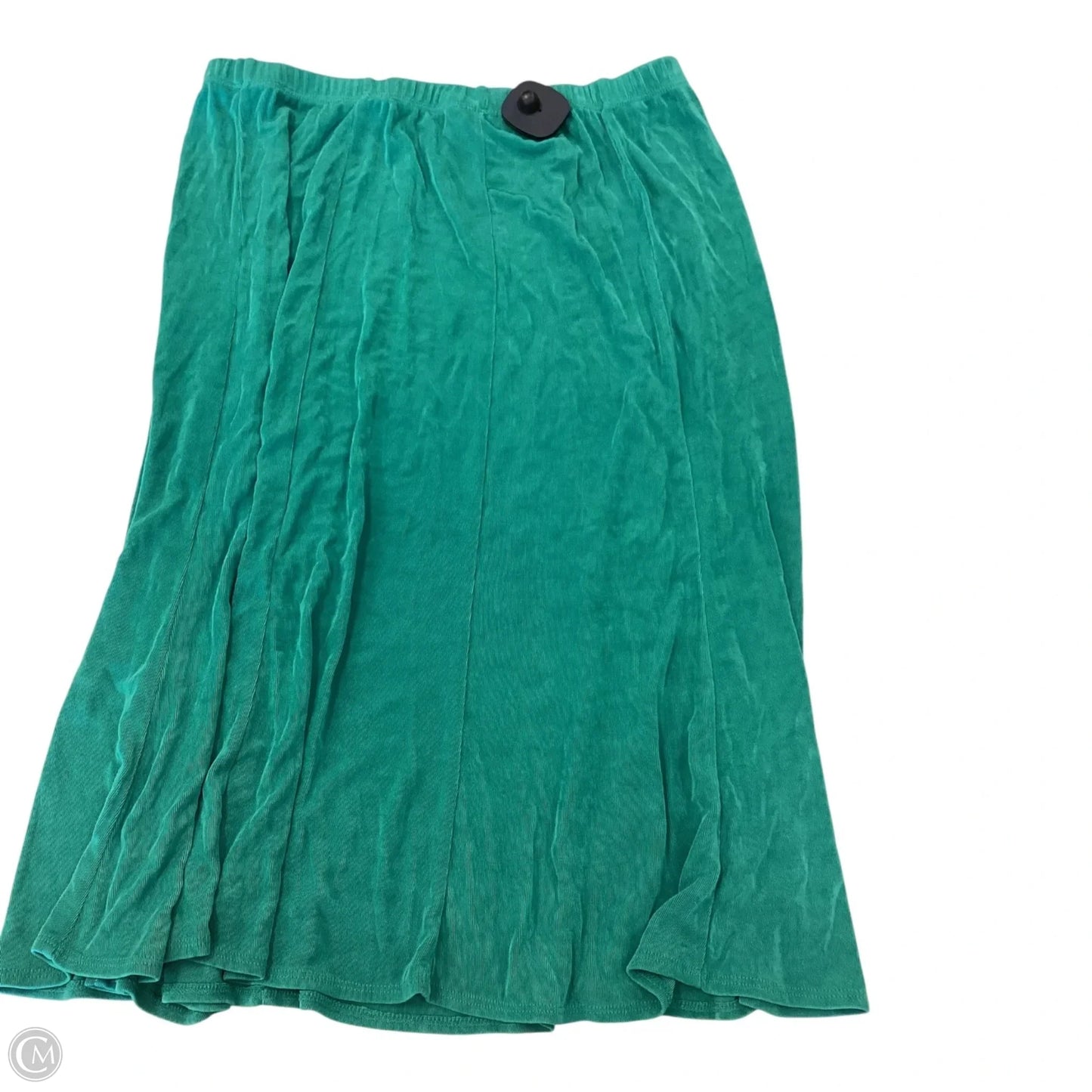 Skirt Midi By Slinky Brand In Green, Size: L