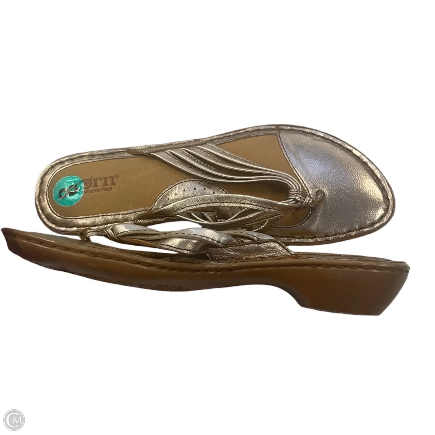 Sandals Flip Flops By Born In Gold, Size: 8
