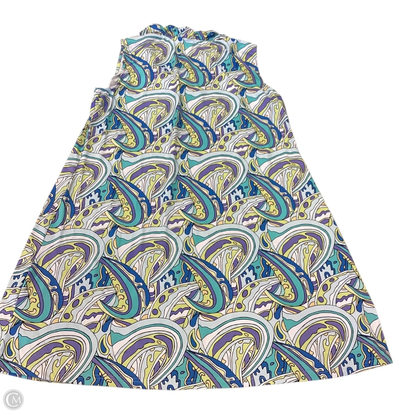 Dress Casual Short By Lulu B In Geometric Pattern, Size: Xl