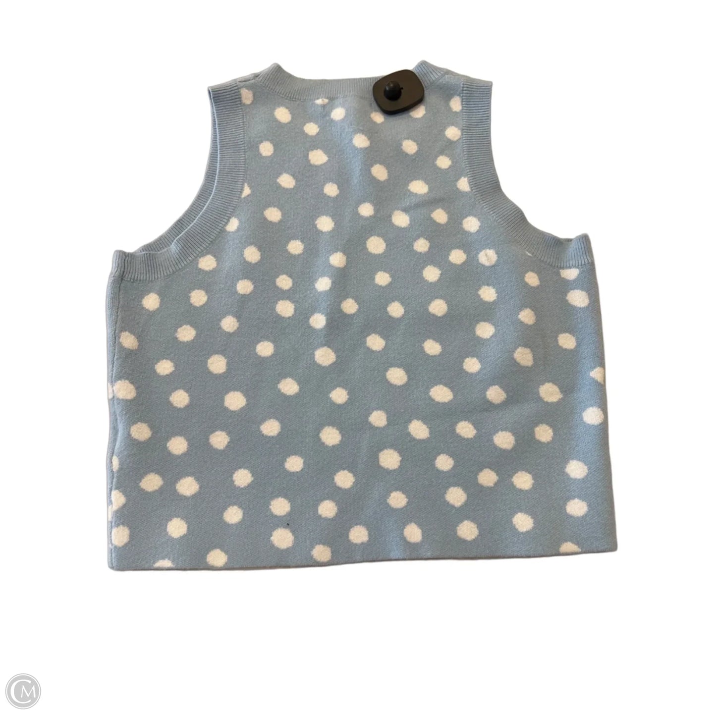 Top Sleeveless By Sincerely Jules In Polkadot Pattern, Size: M