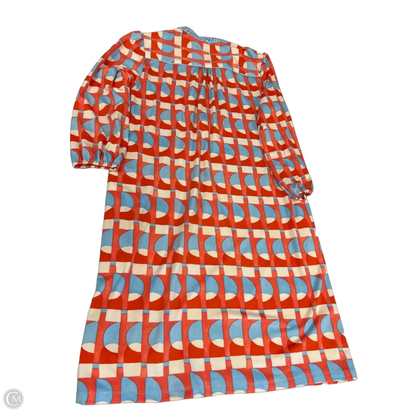 Dress Casual Short By J Mclaughlin In Blue & Orange, Size: L