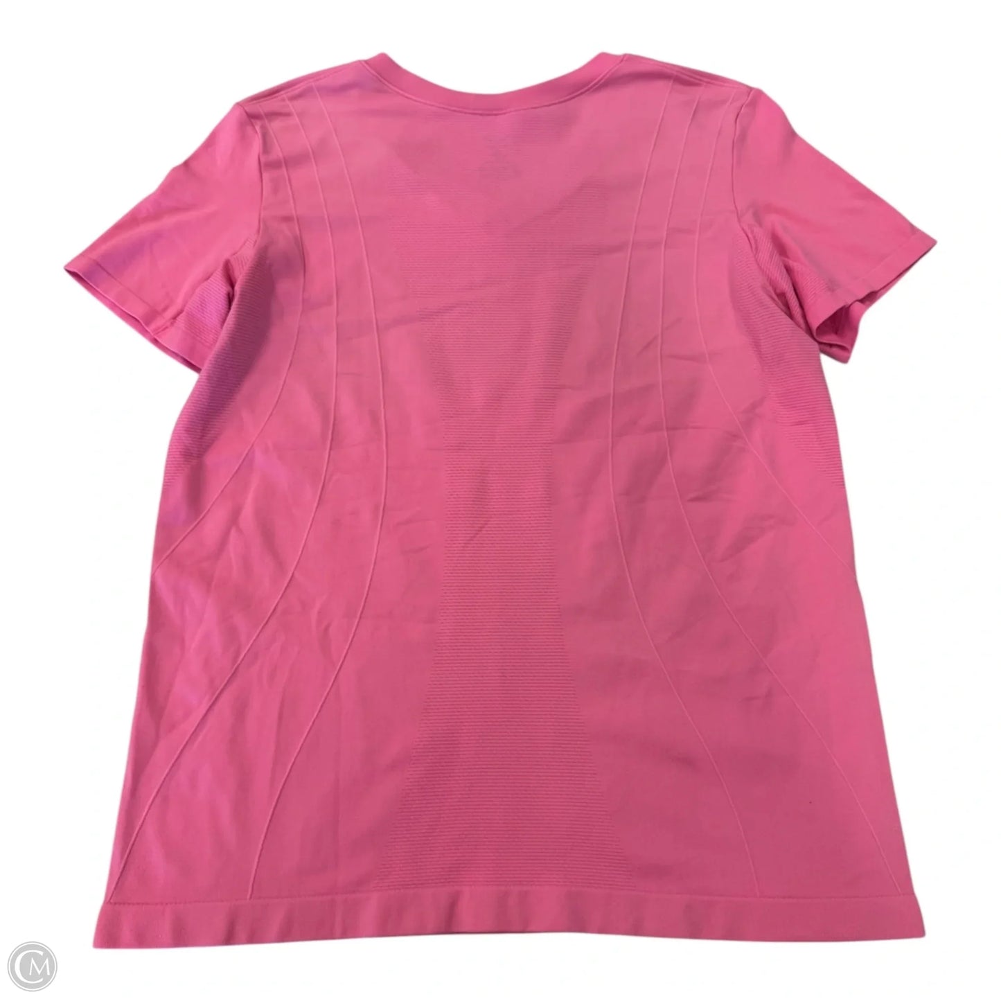 Athletic Top Short Sleeve By Champion In Pink, Size: Xl
