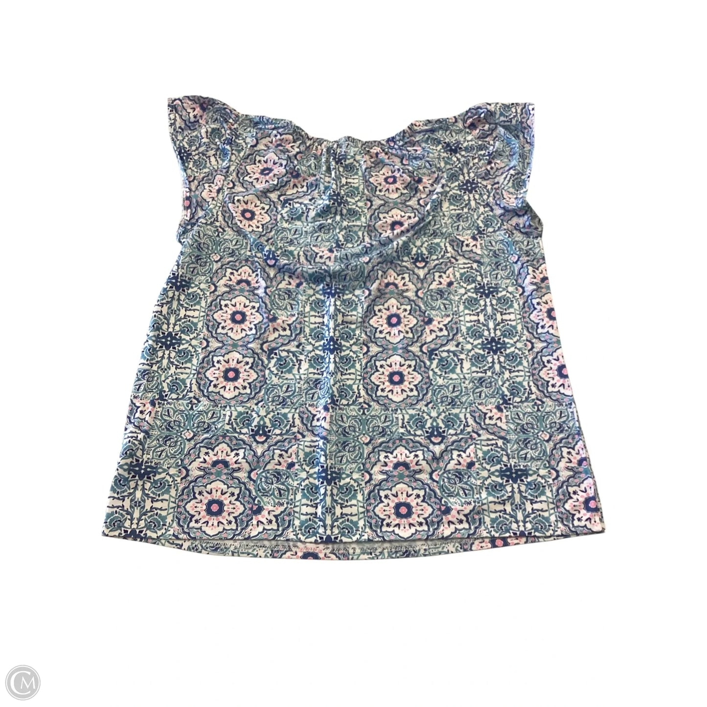 Top Sleeveless By Stella Parker In Blue & Pink, Size: M