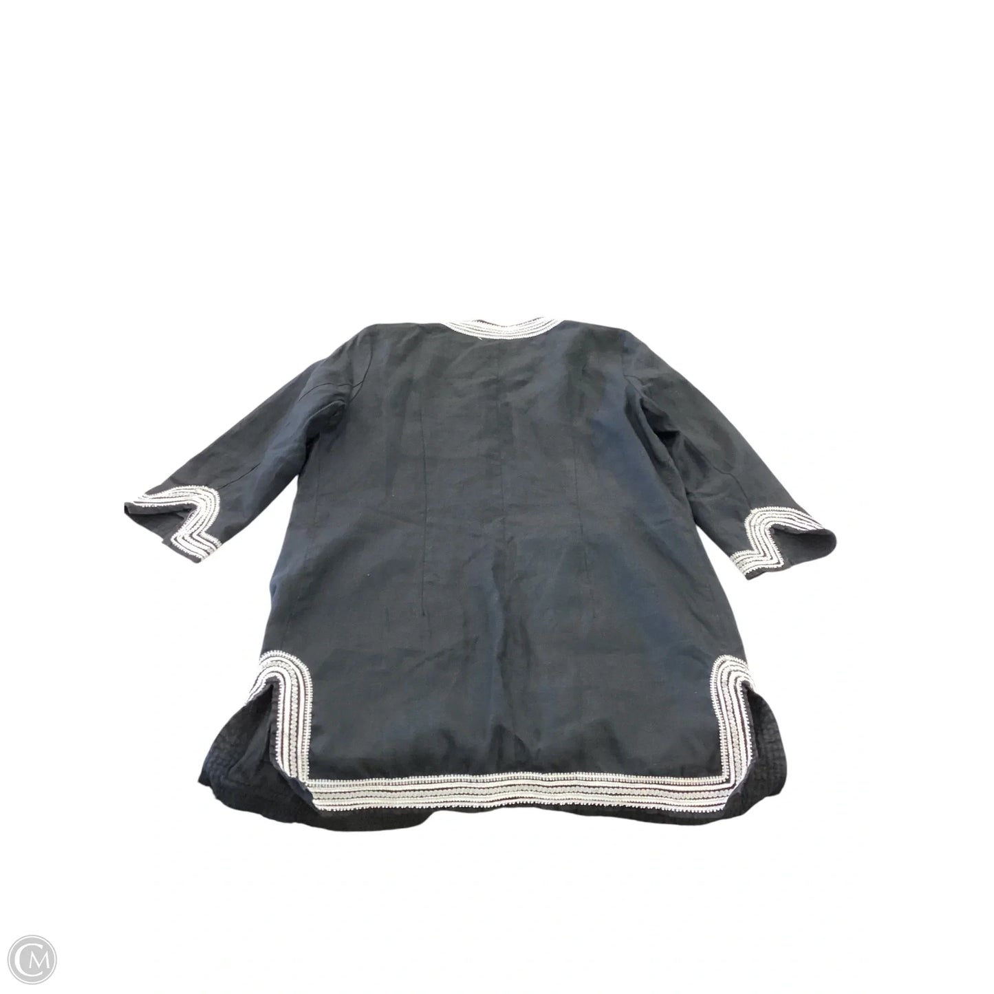 Blazer By Clothes Mentor In Black & White, Size: M
