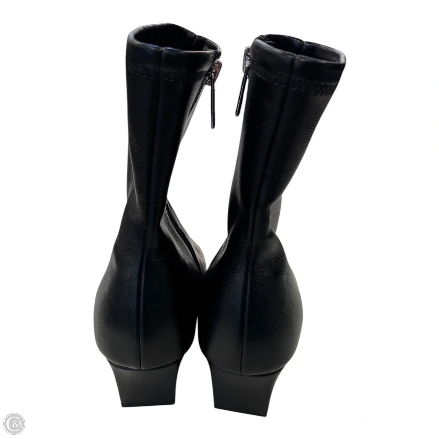 Boots Ankle Heels By Steve Madden In Black, Size: 7