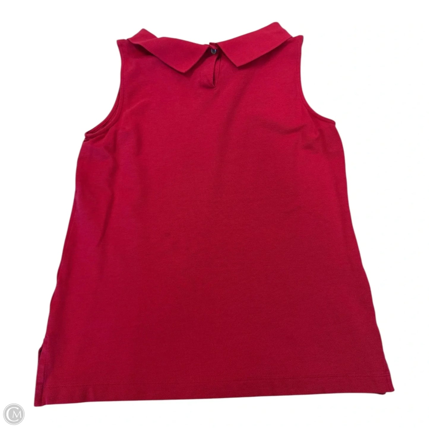 Top Sleeveless By Talbots In Red, Size: Petite Small