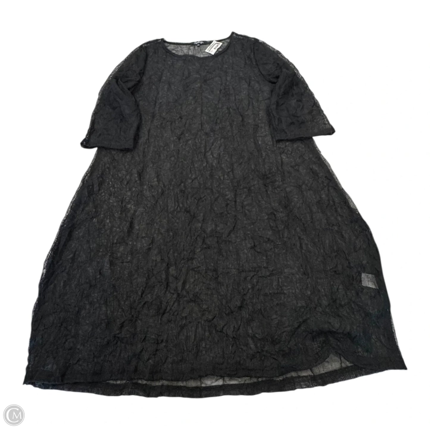Tunic 3/4 Sleeve By Cmc In Black, Size: Xl