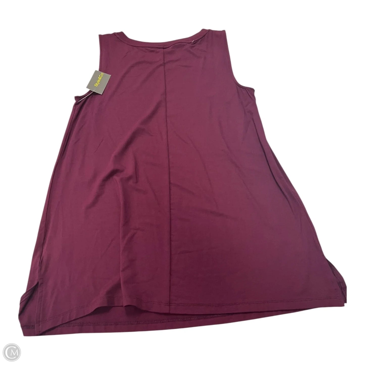 Top Sleeveless By Style And Company In Purple, Size: S