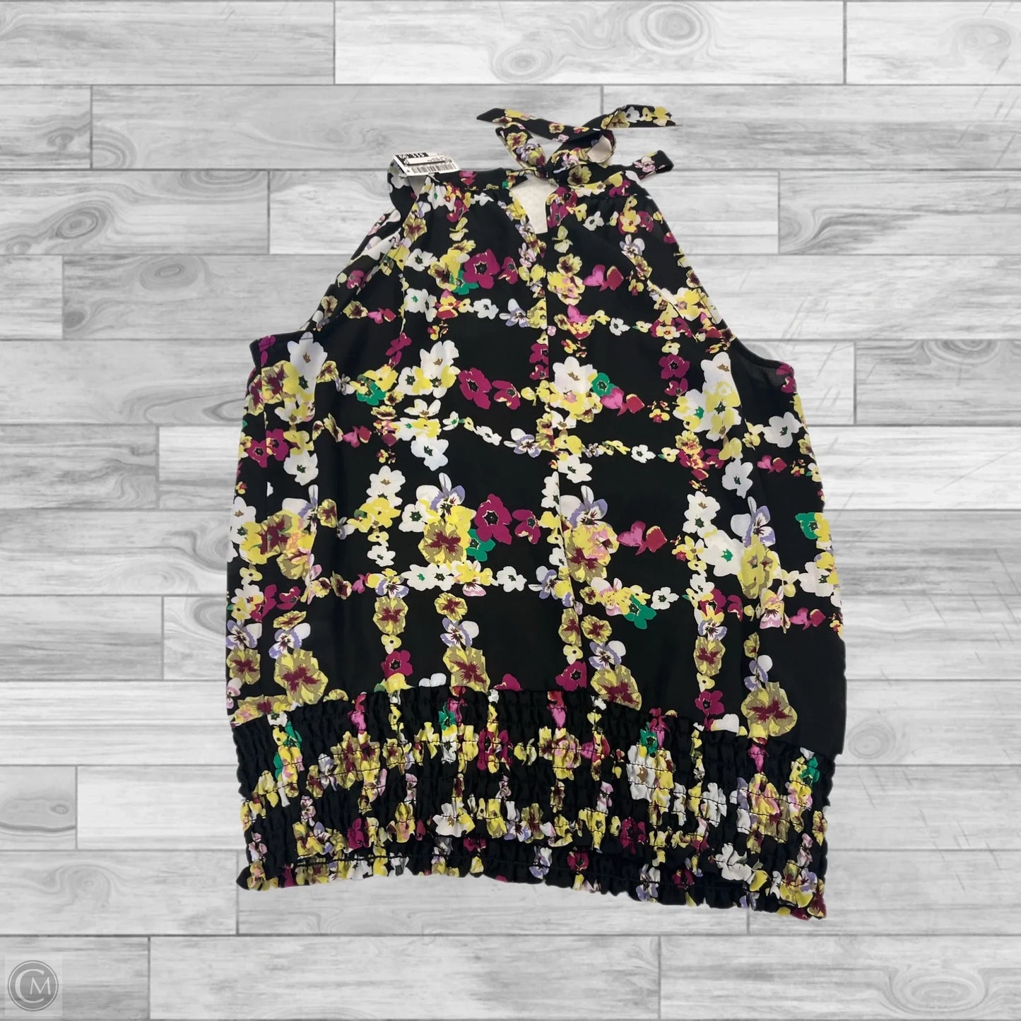 Top Sleeveless By Inc In Floral Print, Size: M