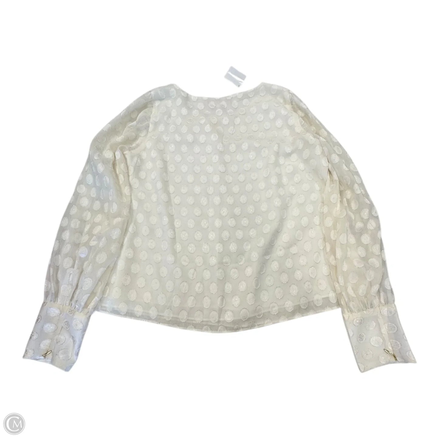 Top Long Sleeve Designer By Lilly Pulitzer In White, Size: L