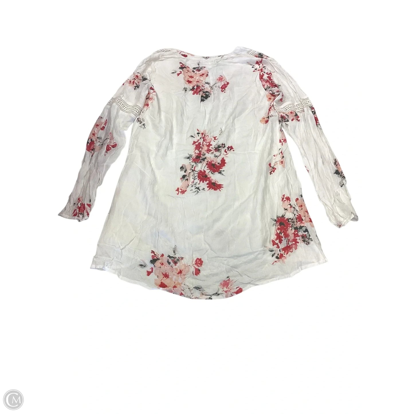 Top Long Sleeve By Anthropologie In White, Size: Xs