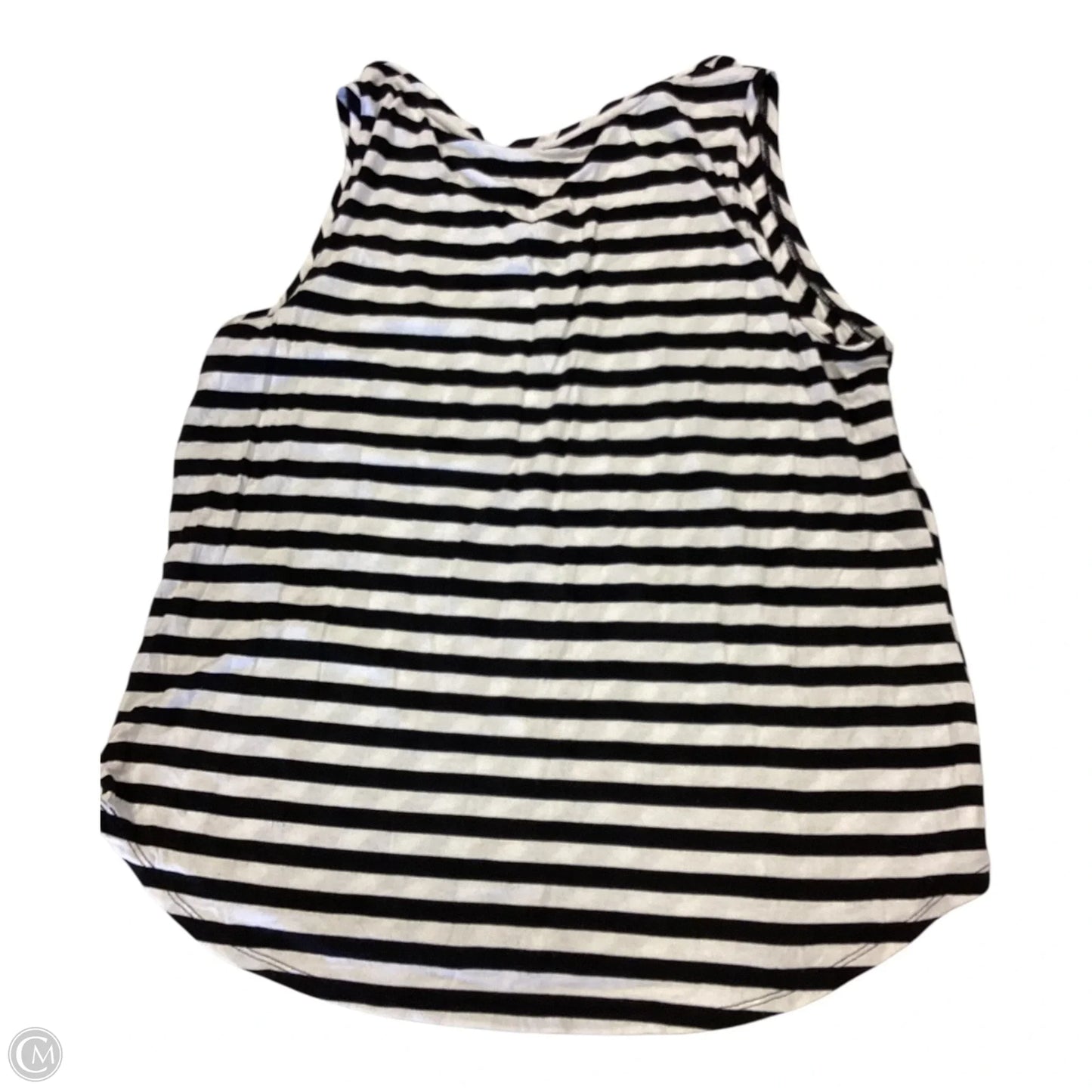 Top Sleeveless By Chicos In Striped Pattern, Size: Xl
