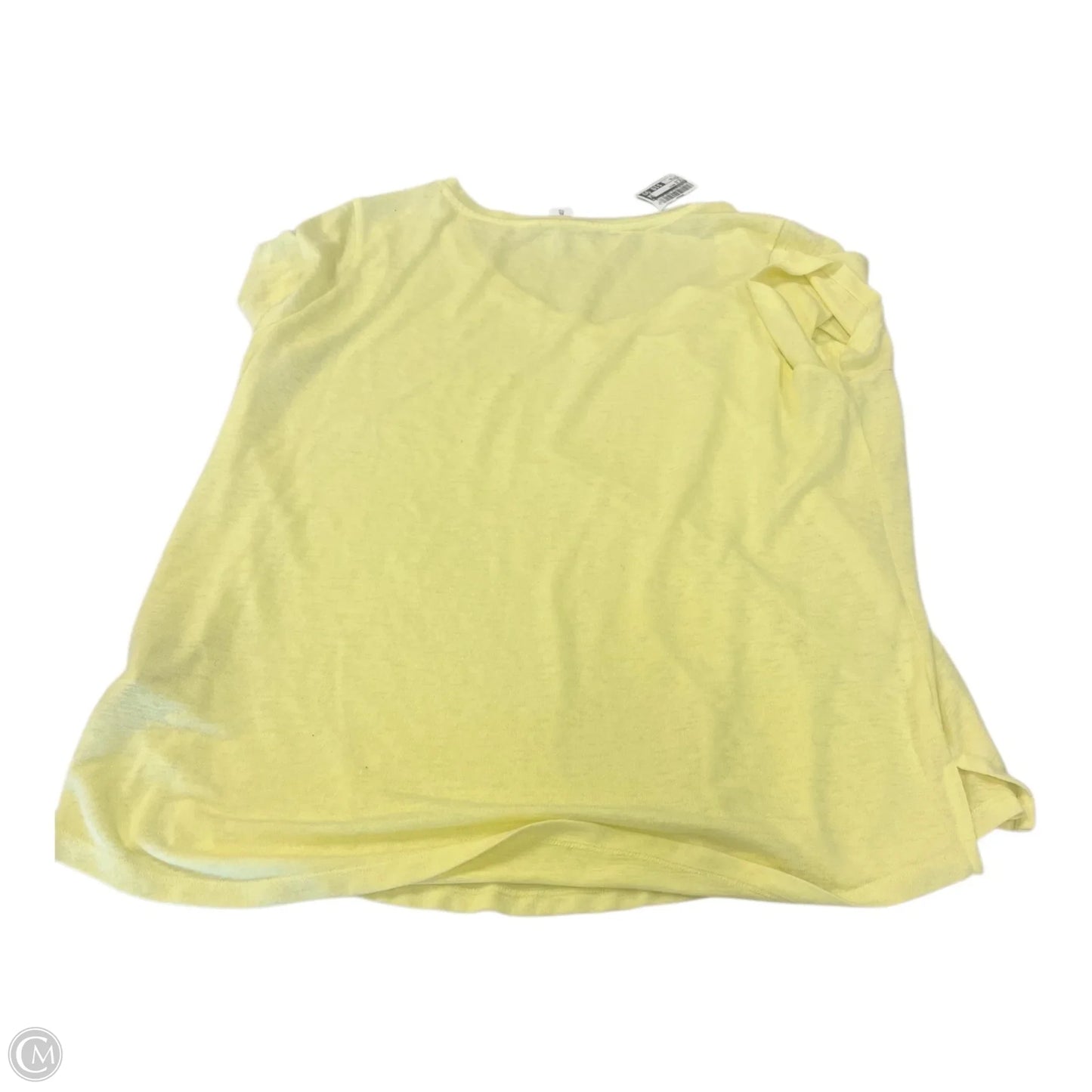 Top Short Sleeve Basic By Athleta In Yellow, Size: Xl