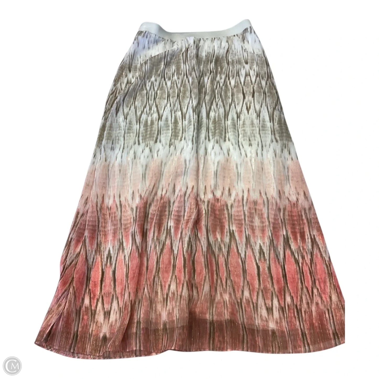 Skirt Maxi By Chicos In Multi-colored, Size: M