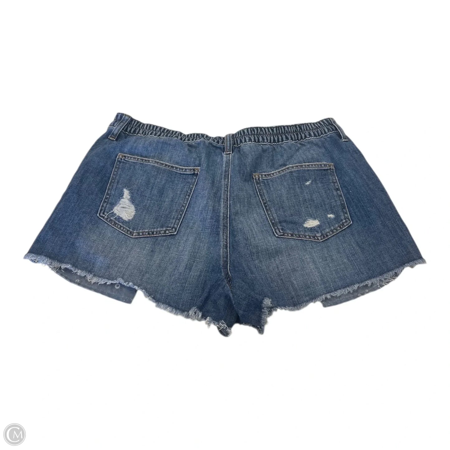 Shorts By Aerie In Blue Denim, Size: Xl
