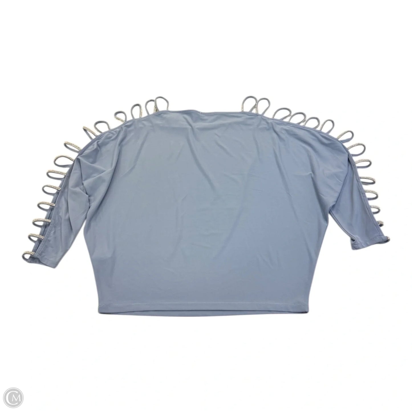 Top Long Sleeve By Venus In Blue, Size: M