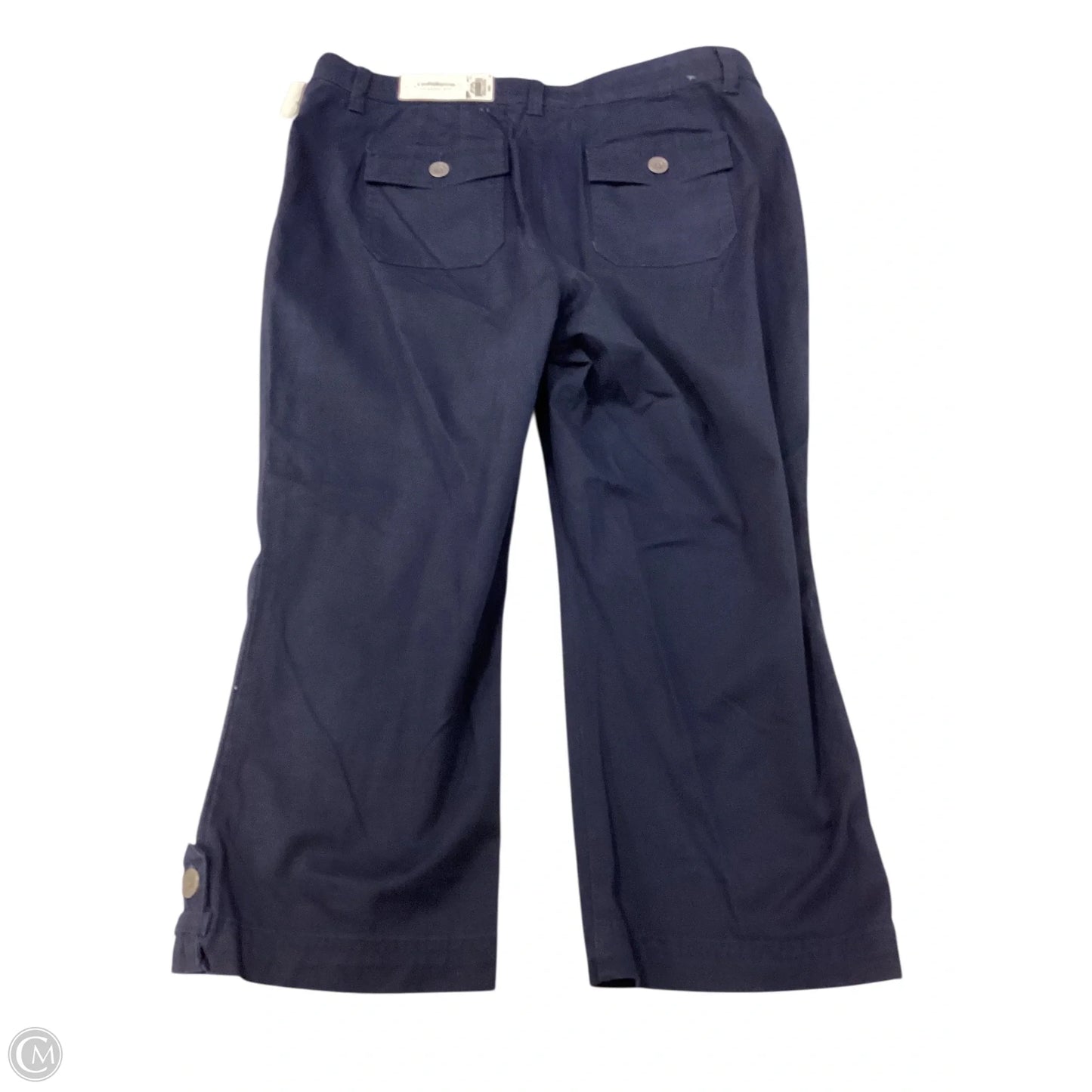 Capris By Croft And Barrow In Navy, Size: 10