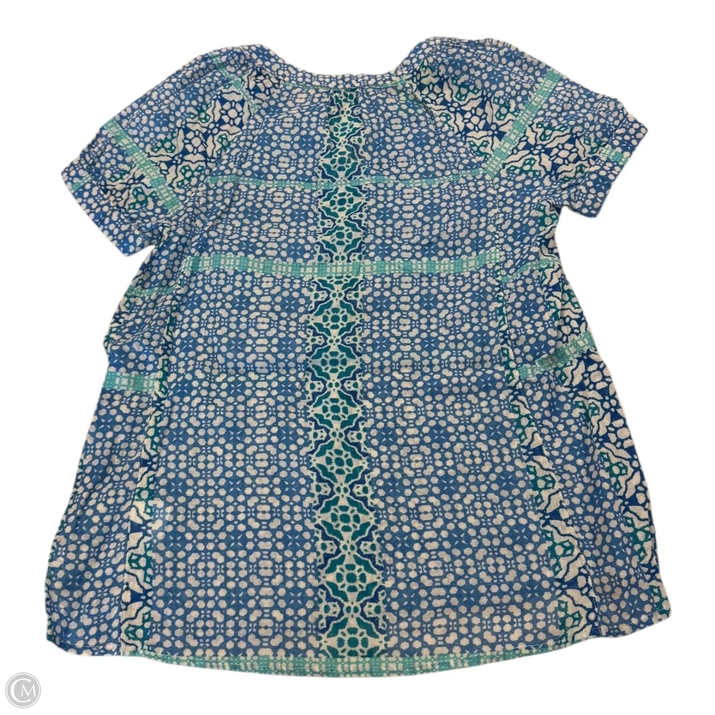 Top Short Sleeve By Nine West In Blue, Size: Xs