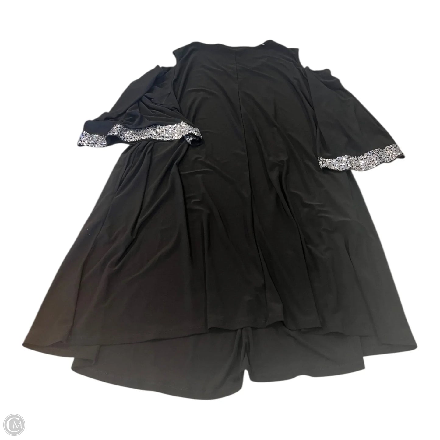 Dress Casual Short By Nina Leonard In Black, Size: 3x