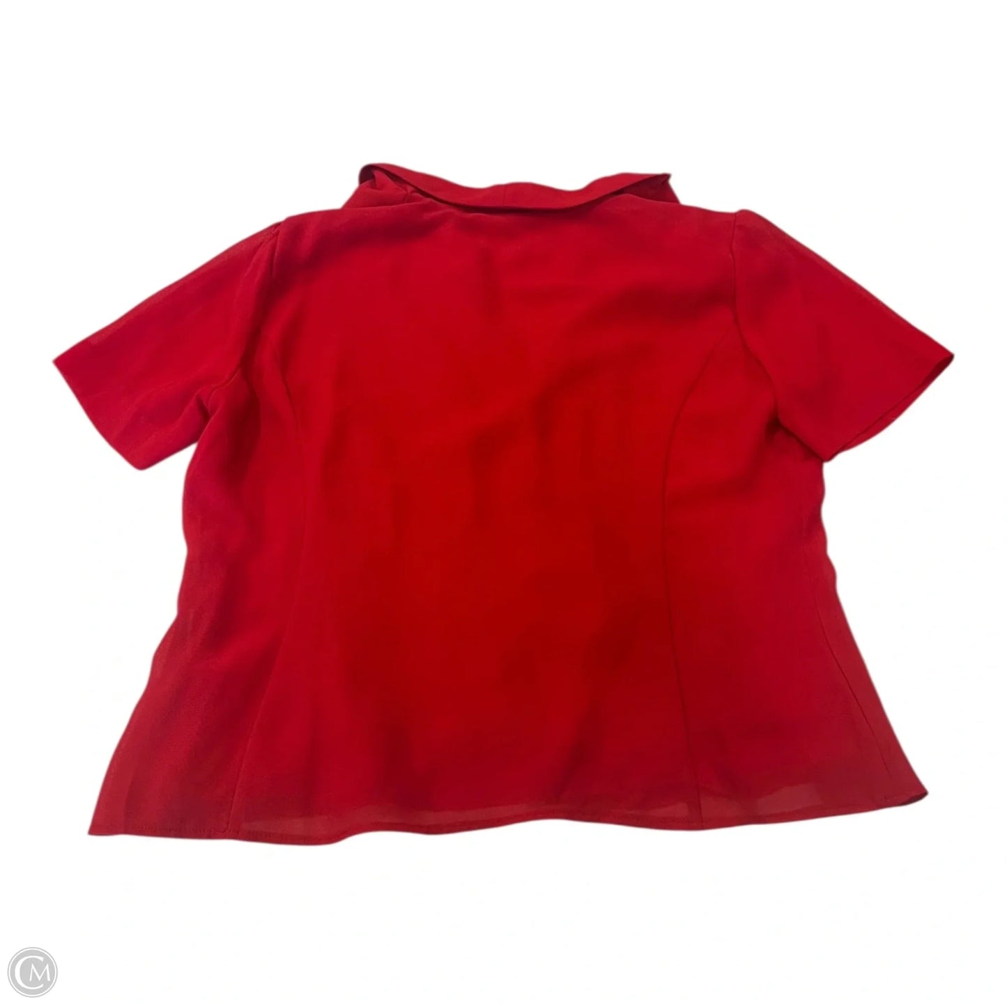 Top Short Sleeve By Dannyandnicole In Red, Size: Xl