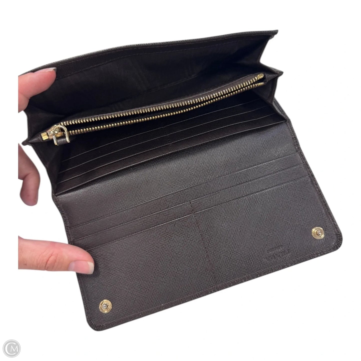 Wallet Luxury Designer By Prada, Size: Medium