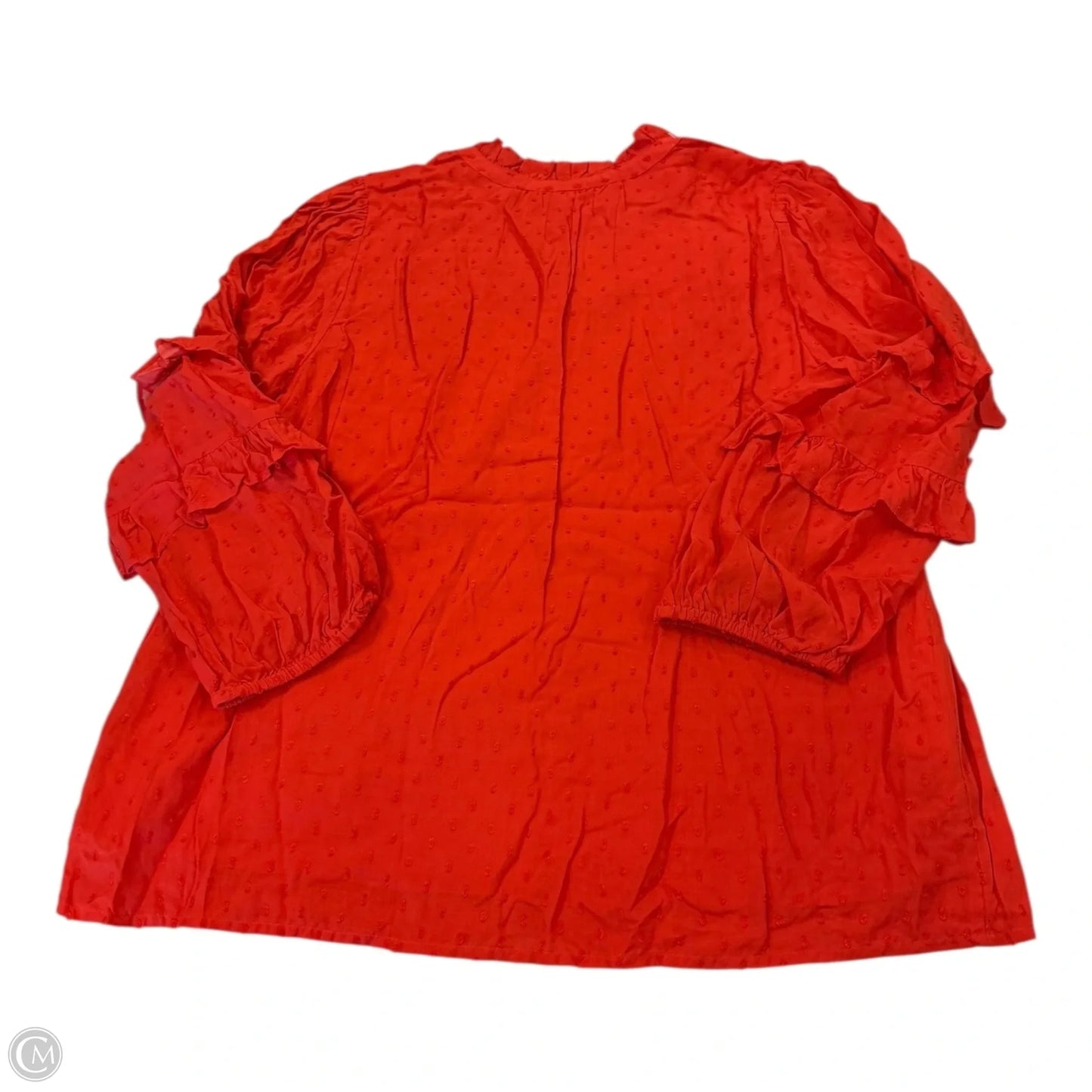 Top Long Sleeve By Loft In Orange, Size: M