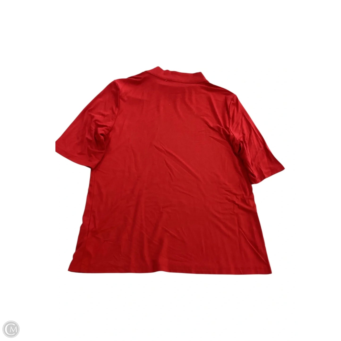 Top Short Sleeve By Talbots In Red, Size: M