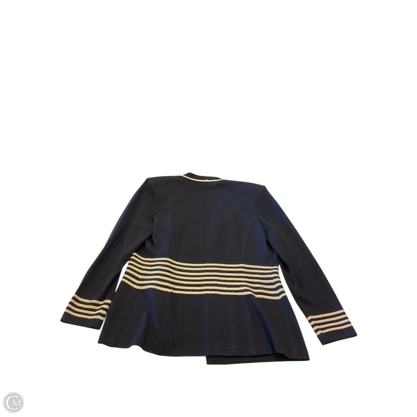 Blazer Luxury Designer By St John Collection In Black, Size: 8