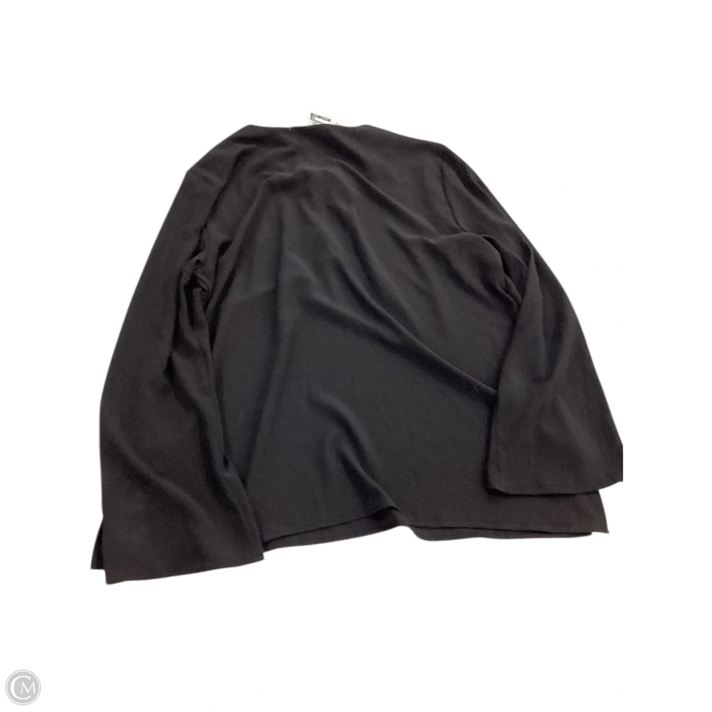 Blouse Long Sleeve By Michael By Michael Kors In Black, Size: Xl