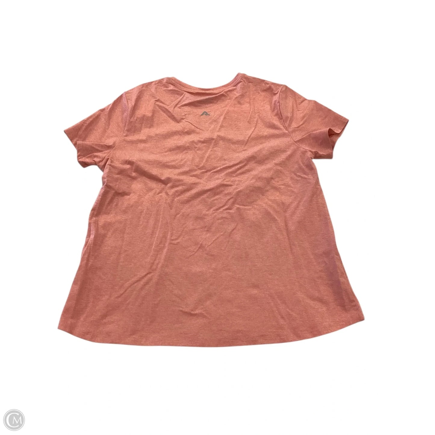 Athletic Top Short Sleeve By Clothes Mentor In Orange, Size: M