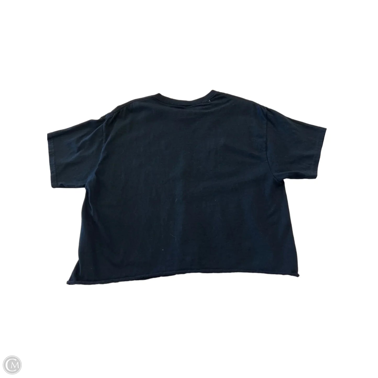 Top Short Sleeve Basic By Clothes Mentor In Black, Size: L